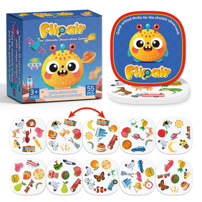 Montessori Pattern Matching & Memory Card Game | Visual Perception & Focus Training Toy