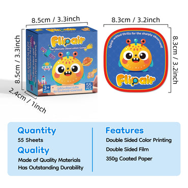 Montessori Pattern Matching & Memory Card Game | Visual Perception & Focus Training Toy