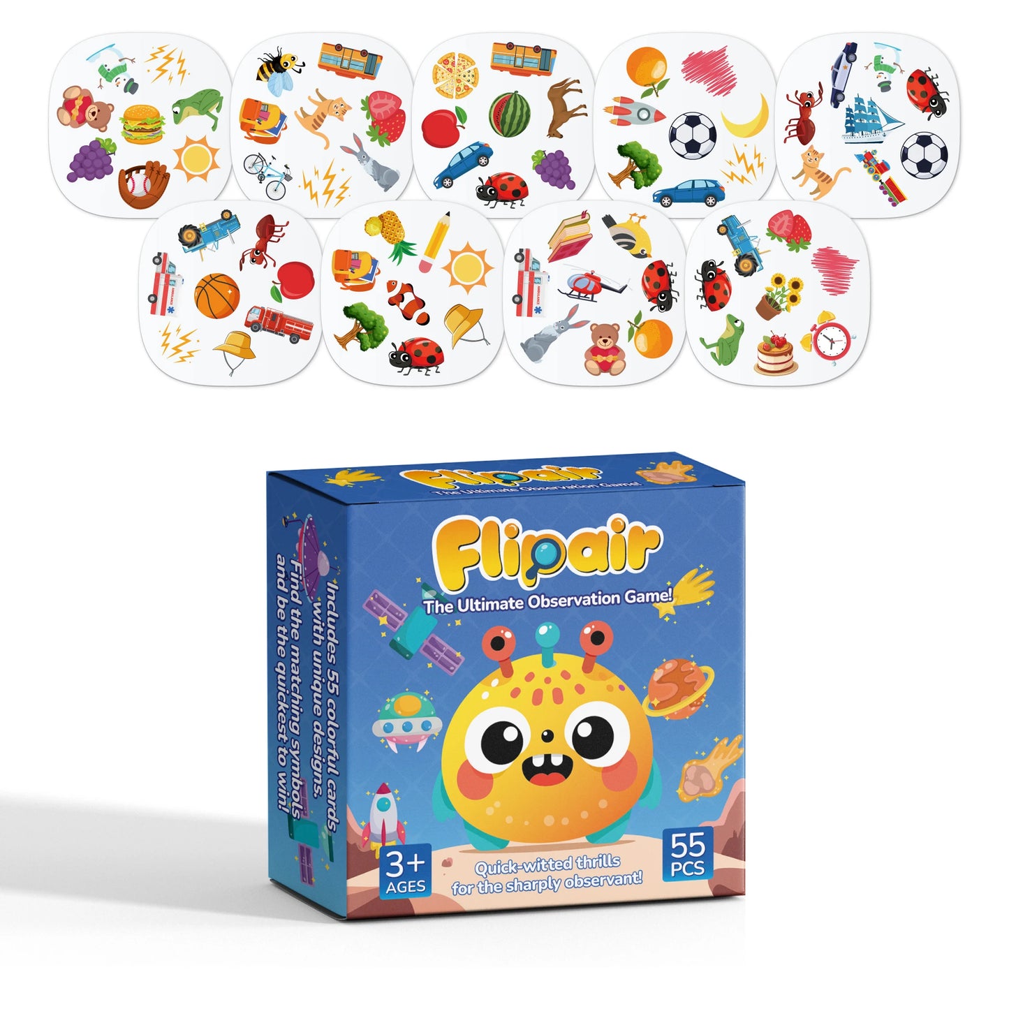 Montessori Pattern Matching & Memory Card Game | Visual Perception & Focus Training Toy